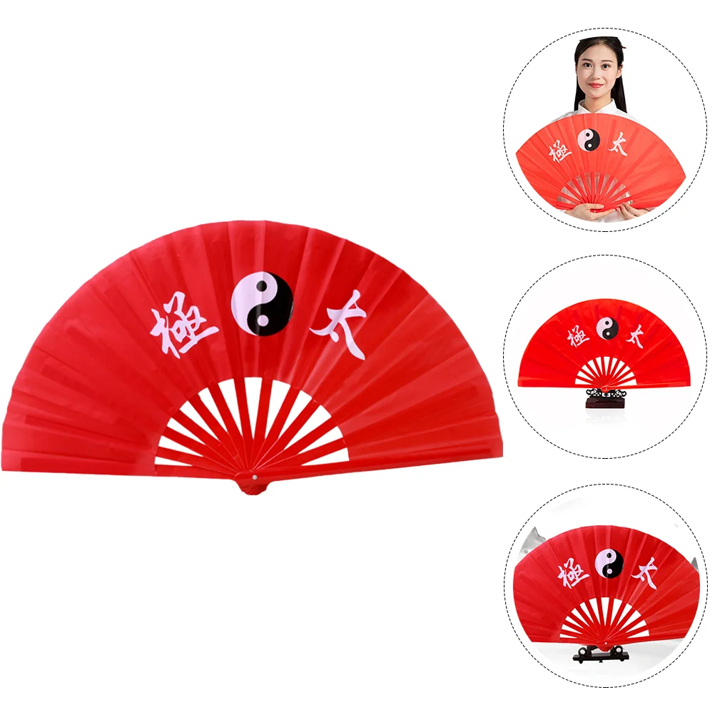 

Fan Hand Folding Chinese Dancing Foldable Performance Stylechi Dance Silk Wushumartial Portable Gift Party Holiday
