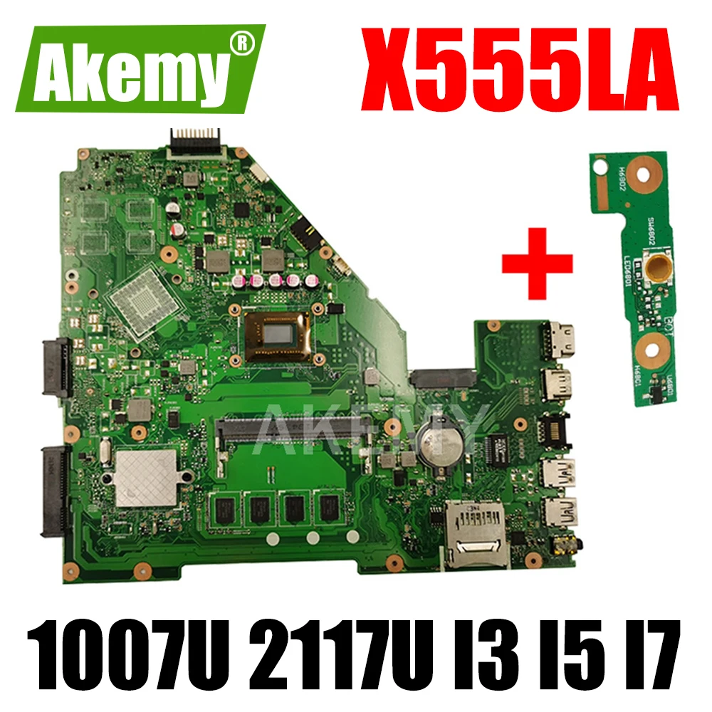 Материнская плата X550CC X550CA для ноутбука Asus X550CL R510C Y581C X550C материнская 1007U 2117U I3 I5 I7
