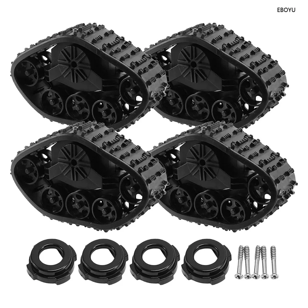 4 шт. * модернизированные радиоуправляемые шины для грузовика, фотодорожки для Fayee FY001 FY002 FY003 Truck WPL 1/16 B14 B24 C14 C24, радиоуправляемые шины для грузовика, снега