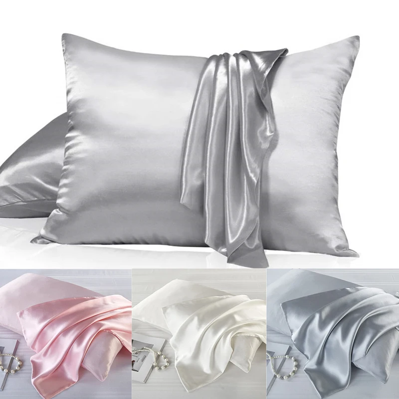 

100% Pure Pillow Cover Natural Mulberry Double Sided Cushion Cover Protects Hair Skin Pillow Cover Bedclothes Silk Pillow Cover