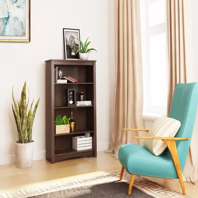 

Prepac Home Office Espresso Laminate 4-Shelf Bookcase