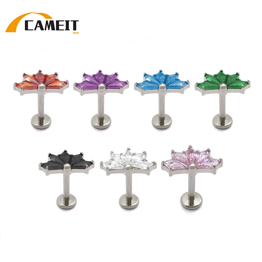 Титановые украшения для пирсинга ушей и губ G23 милая романтическая форма