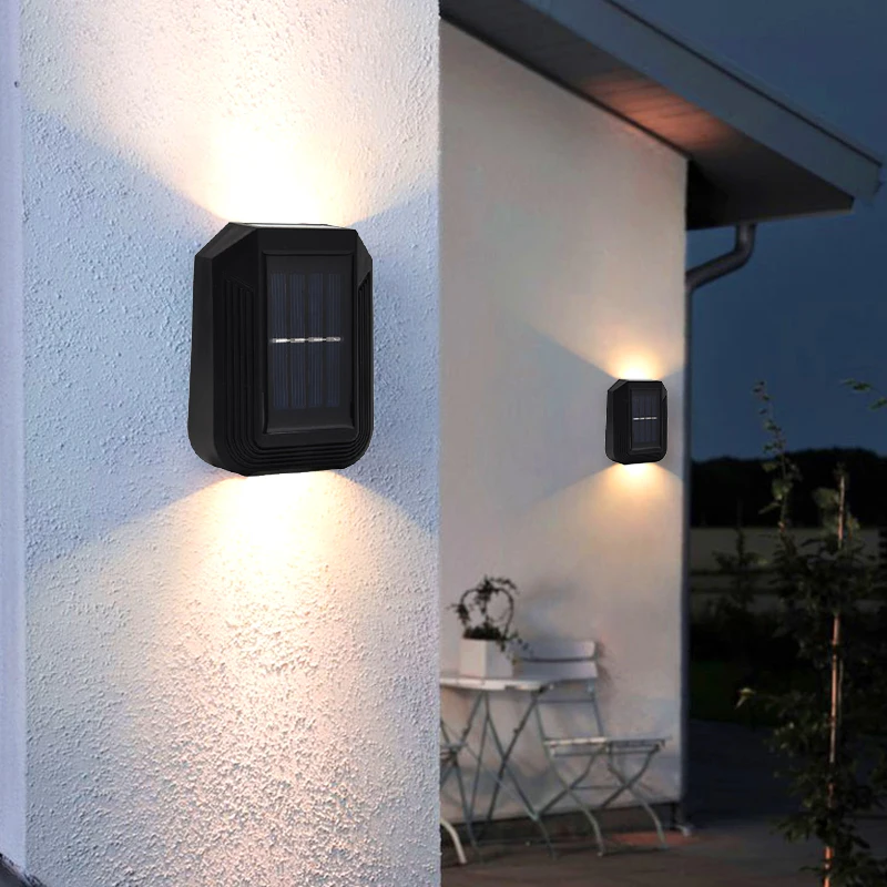 

Outdoor Solar Lights LED Balcony Wall Lights for Courtyard Street Landscape Garden Decor Lamp Waterproof Solar Outdoor Wall Lamp