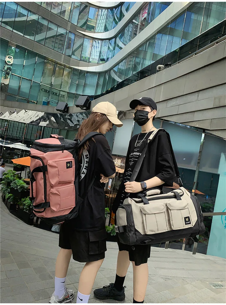 Cargo Travel Bag For Women Men Packing Cubes For Travel Organizer Unisex Shoulder Bags Waterproof Large Capacity Luggage Female