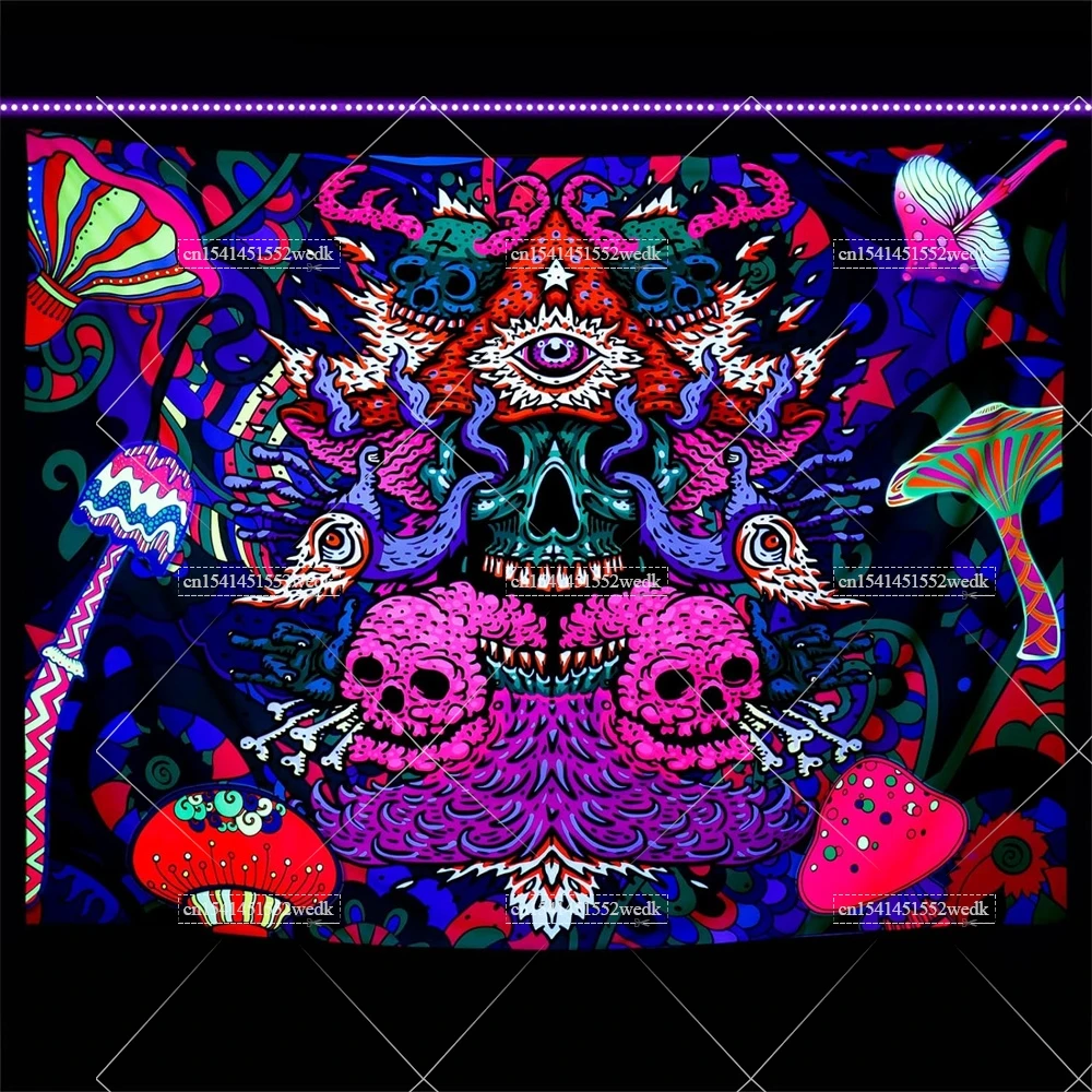 Подвесной Настенный настенный гобелен неоновый Декор для комнаты