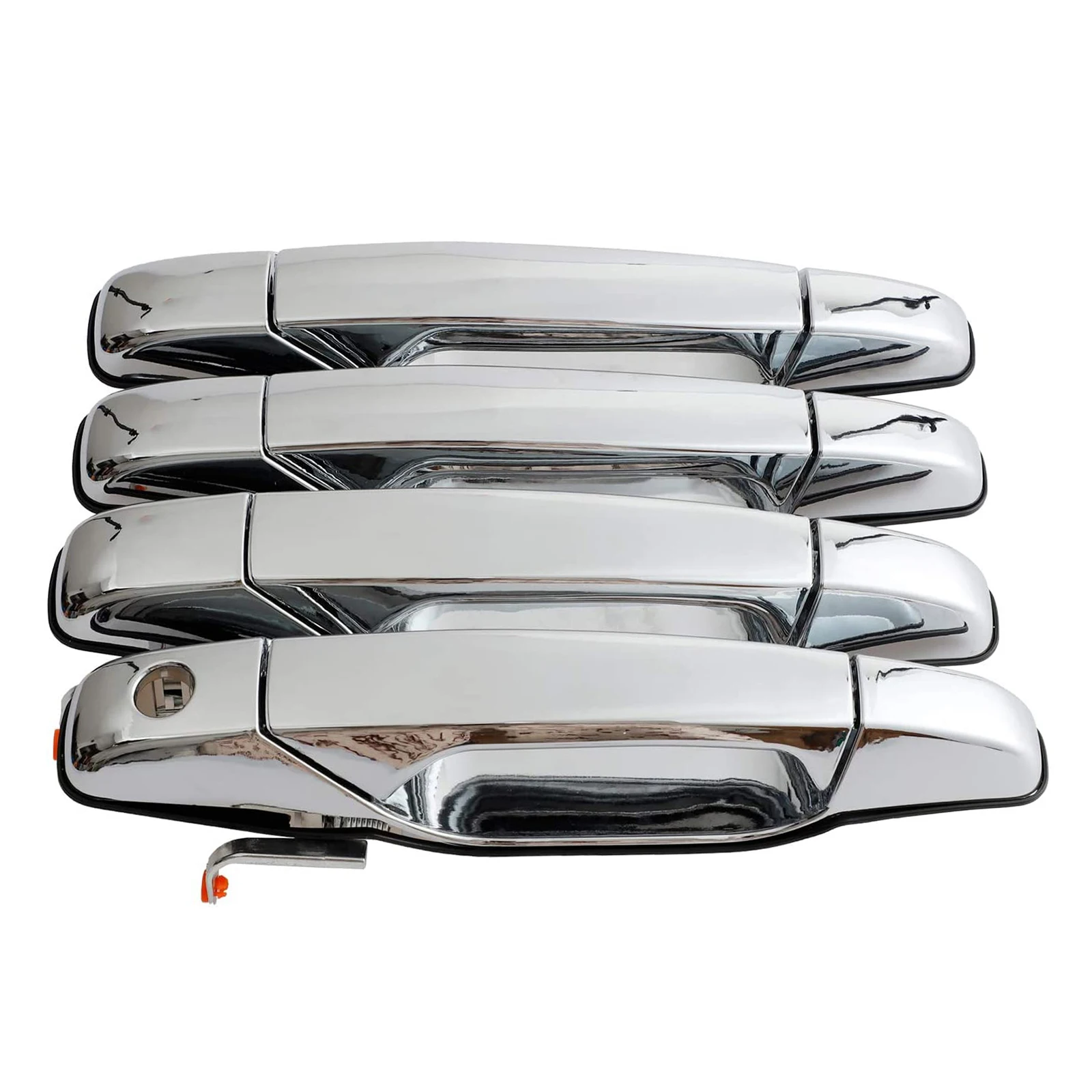 

4x Chrome Door Handles Fit For Chevy Tahoe GMC Yukon Sierra Denali 07-13 Left Right