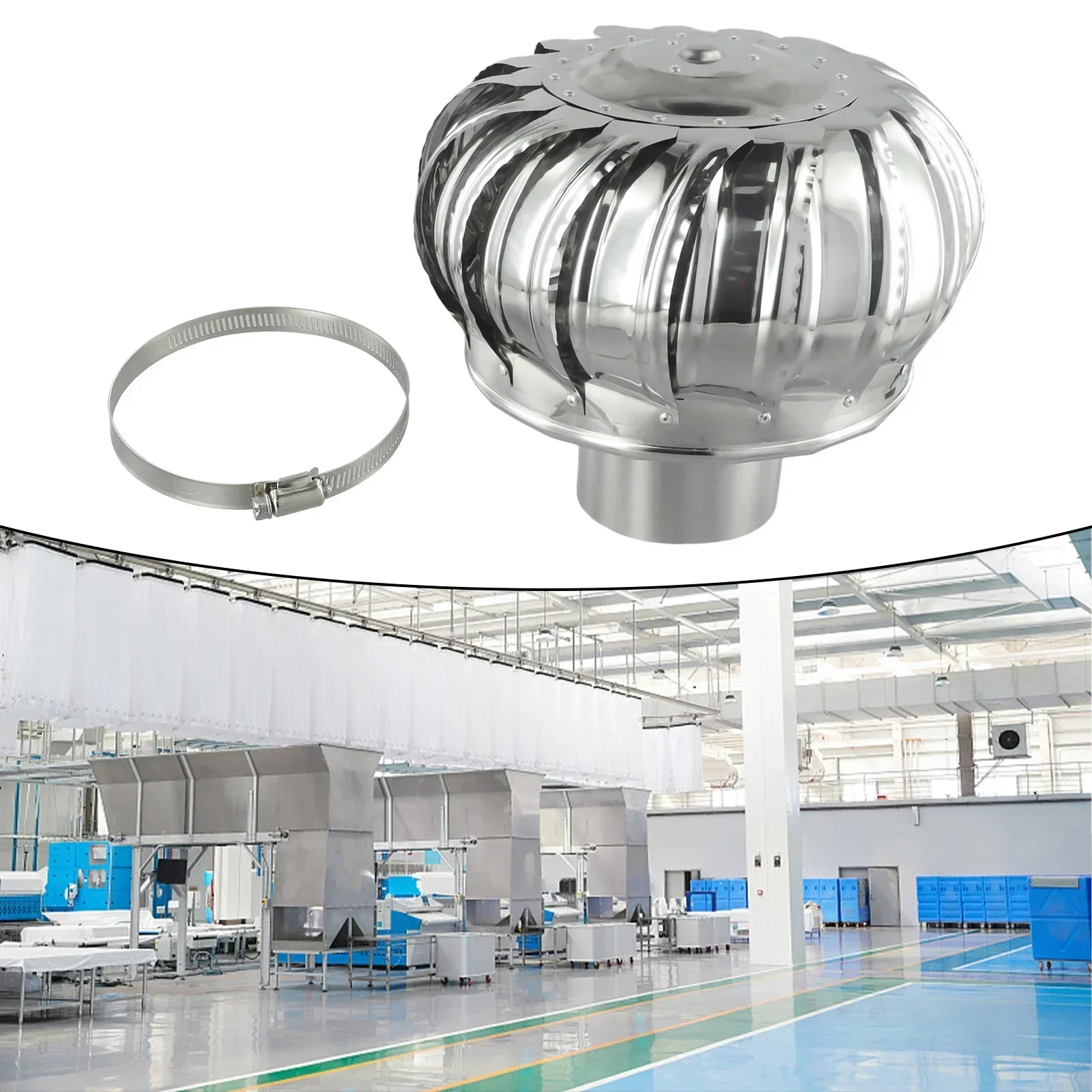 1x вращающаяся крышка капота дымохода из нержавеющей стали защищает дымоходную