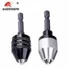 Бесключевой Сверлильный Патрон Отвертка ударный Драйвер адаптер 14 ''шестигранный хвостовик сверло инструмент быстрая замена переходник