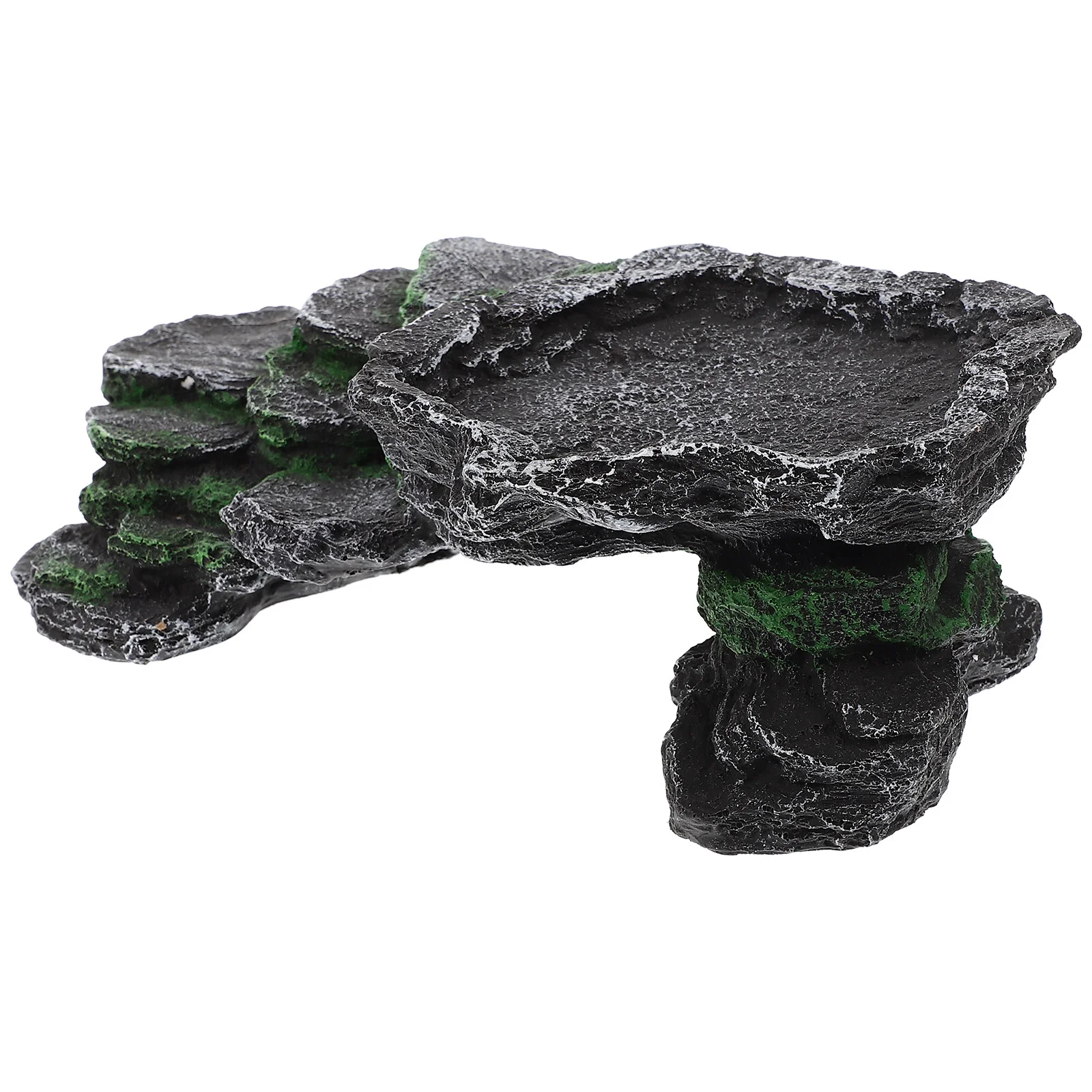 

Tortoise Shell Desktop Basking Platform Fish Accessories Tank Hiding Shelter Reptiles Decoration Vivid Ramp Terrace Resin Cave
