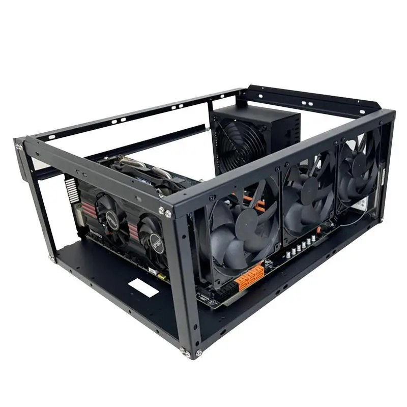 

Compact PC Case Computer Open Frame Case PC Case Computer Case Desktop Case Easy To Heat Dissipation Water-Cooling Ready