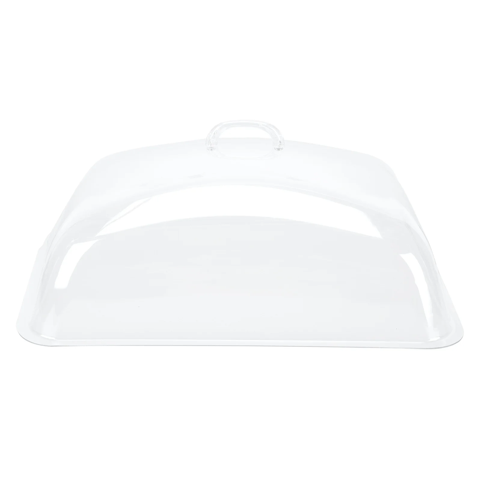 

Transparent Food Cover Lid Professional Dish Dust Handle Dust-proof Pan Plastic Mesh Tent