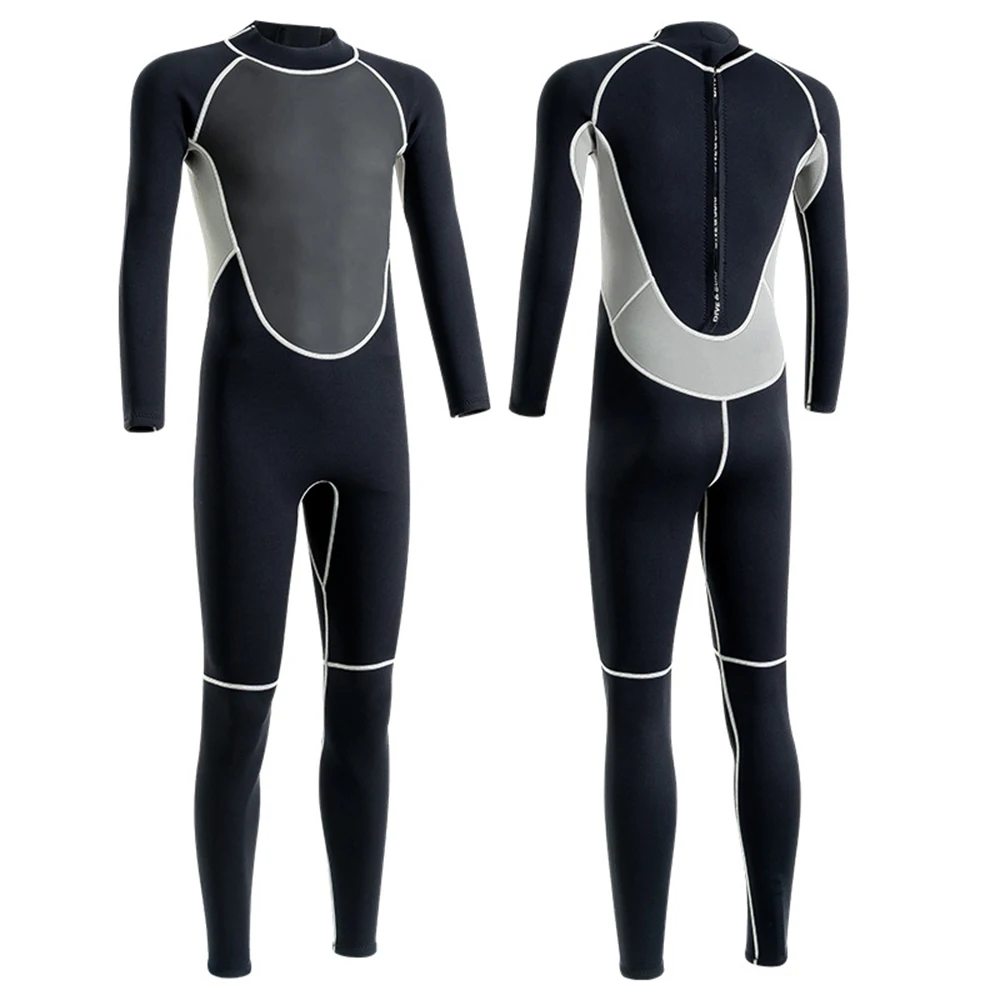3MM Neoprene Fashion Men's Wetsuit One-Piece Long-Sleeved Thickened Warm Water Sports Swimming Snorkeling Surfing Wetsuit 2022