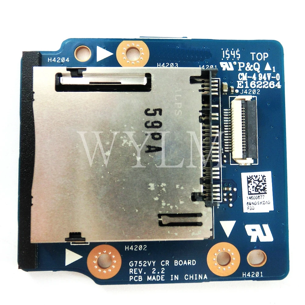 Плата G752VY CR rev2.2 для ASUS G752V G752VT G752VS G752VL VM SD card reader board ноутбук материнская плата