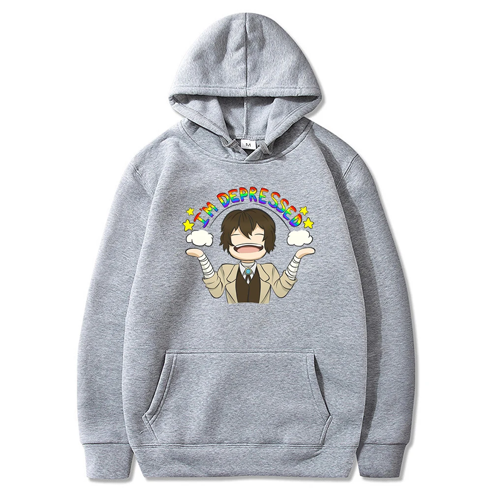 Толстовка с забавным аниме бродячие псы дадзай | Женская одежда
