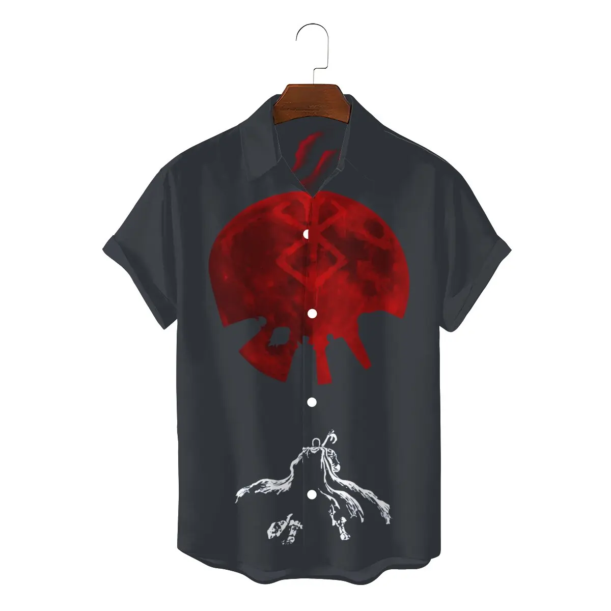 

Eclipse Special 3D Shirt Berserk Guts Griffith Behelit Manga Casual Hawaii Shirts Summer Stuff For Adult