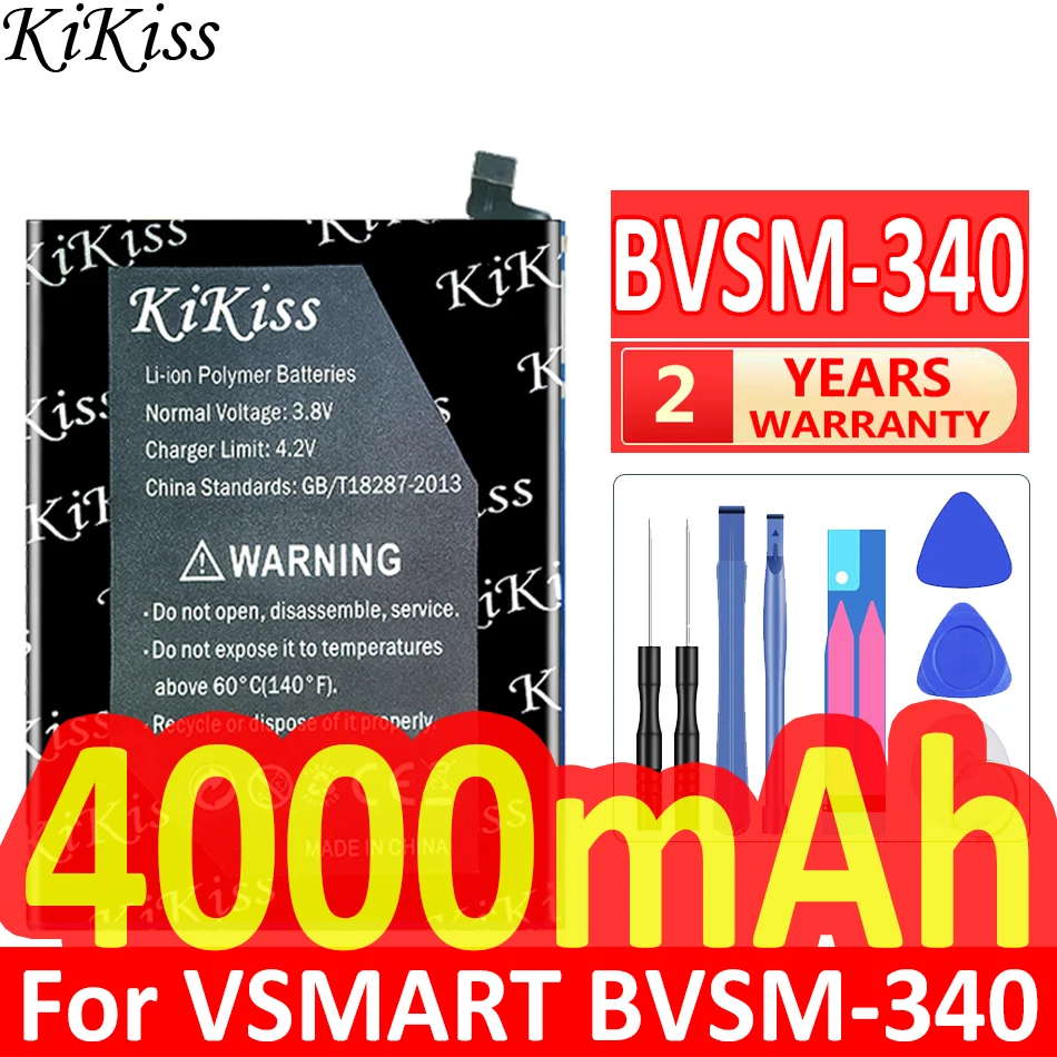 

Мощная батарея 4000 мАч KiKiss BVSM340 для смартфонов