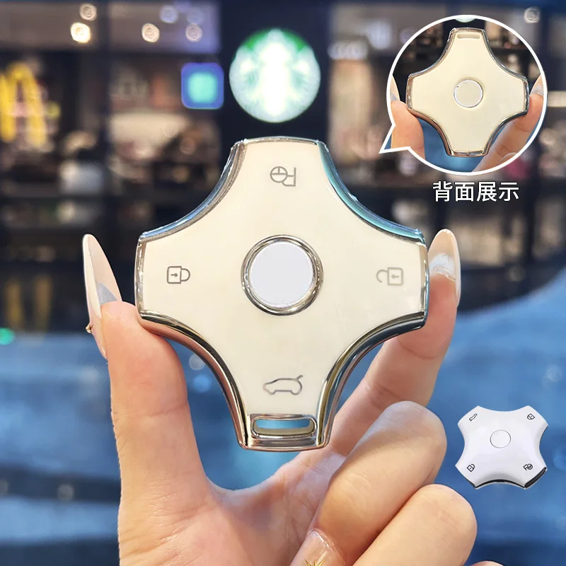 

Чехол для ключей от автомобиля, брелок-держатель для Dongfeng eπ007 eπ008 2024, автомобильный пульт дистанционного управления, защитный чехол с пряжкой