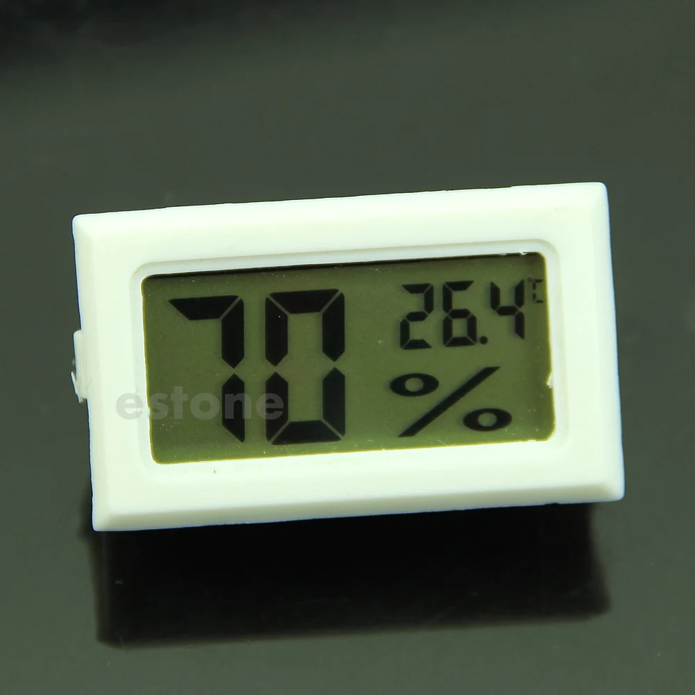 

Термометр-Гигрометр, цифровой измеритель температуры и влажности с ЖК-дисплеем, 10% ~ 99% относительной влажности