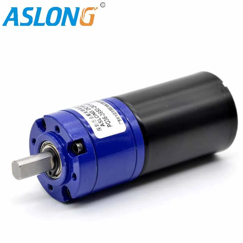 

low noise 24v planetary reduction gearbox with electric dc brushless motor 12v VSP Speed govering cw/ccw FG Signal PG36-3650