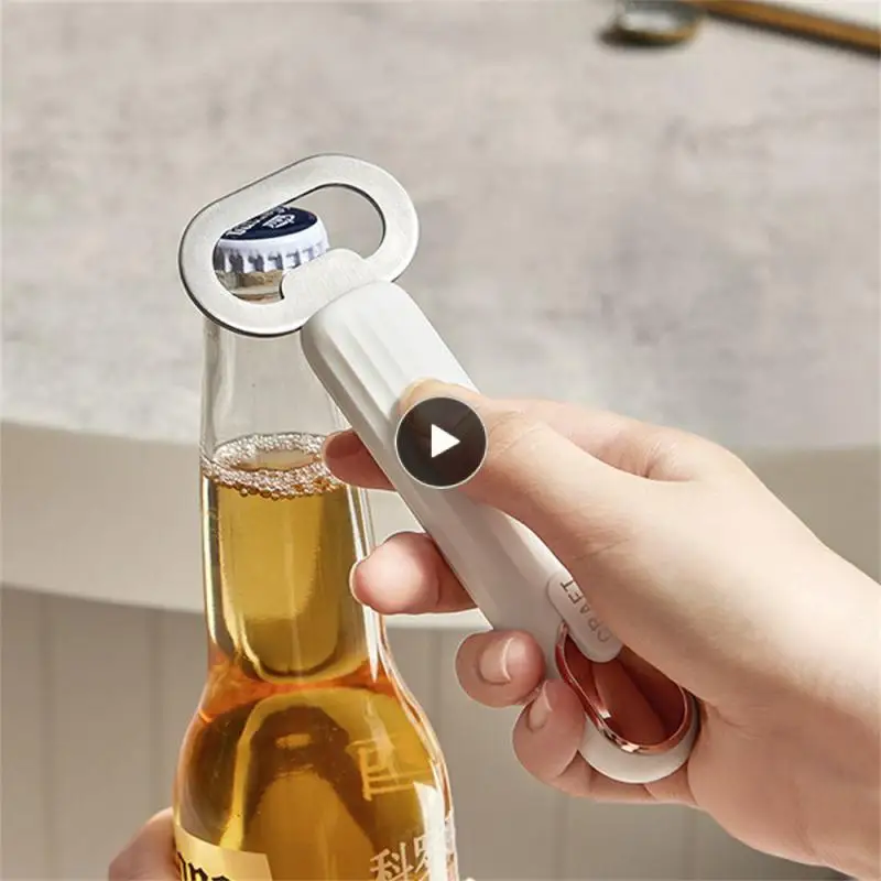 

Anti-slip Handle Beer Bottle Openers Household Bottle Opener 3-colorsavailable Stainless Steel Speed Openers Wall Hanging Design