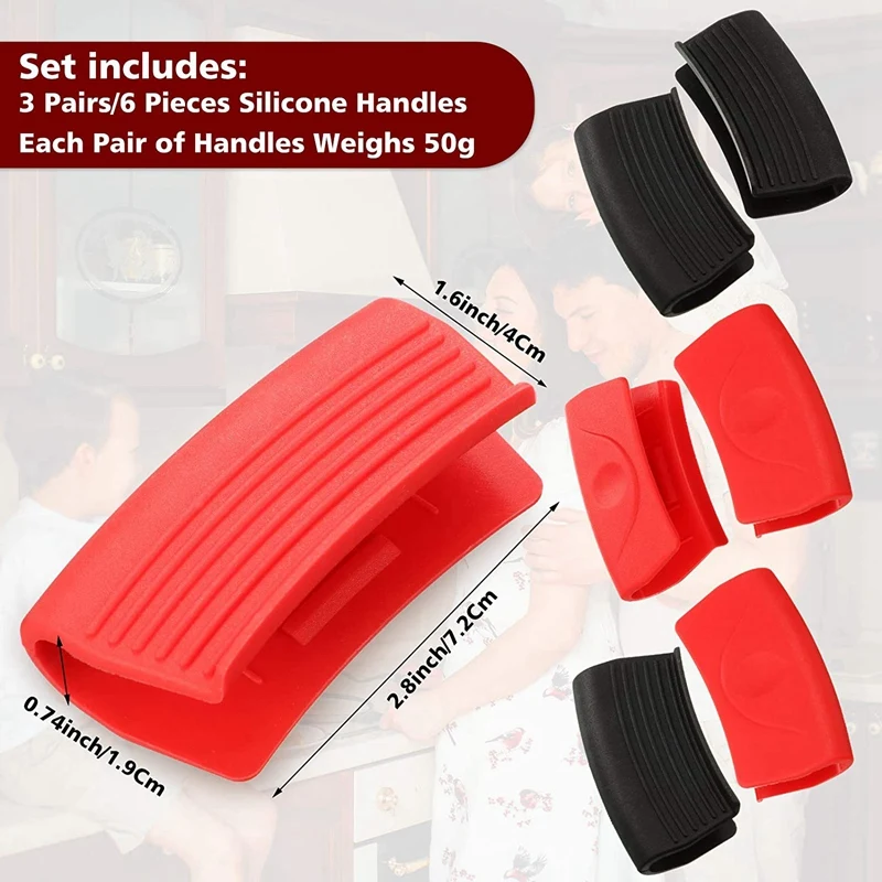 Акция! 3 пары силиконовые держатели для ручек |