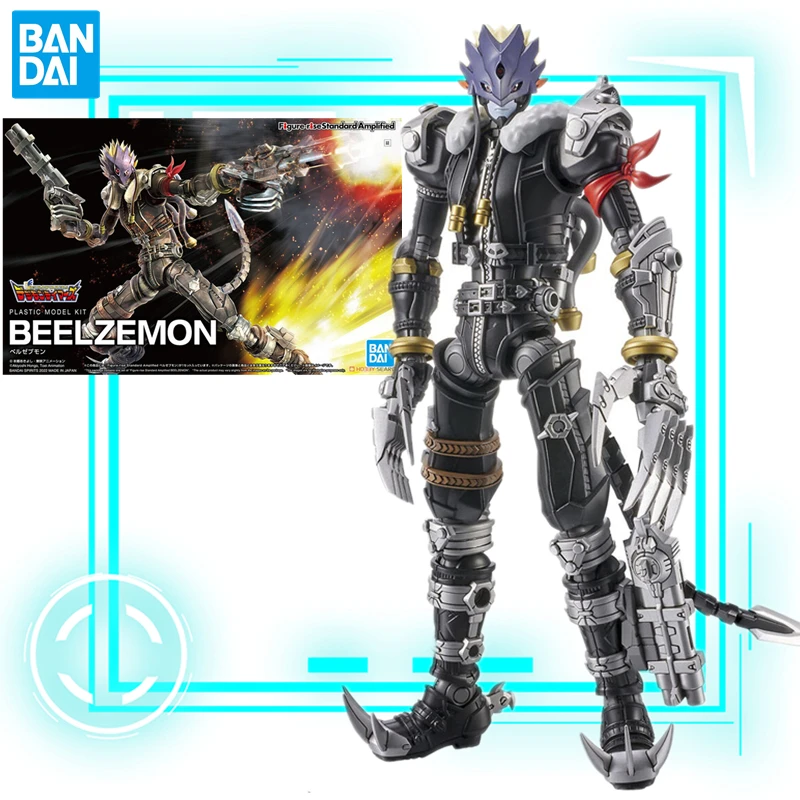 

Bandai Original Figure-Rise Digimon Adventure Model Kit Anime Figure Beelzebumon Action Figures Collectible Toy Gift Kid Doll