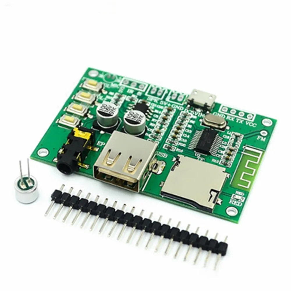 

BT201 Dual Mode 5.0 Bluetooth Lossless Audio Power Amplifier Board Module Tf Card U Disk Ble Spp Serial Port Transparent Trans