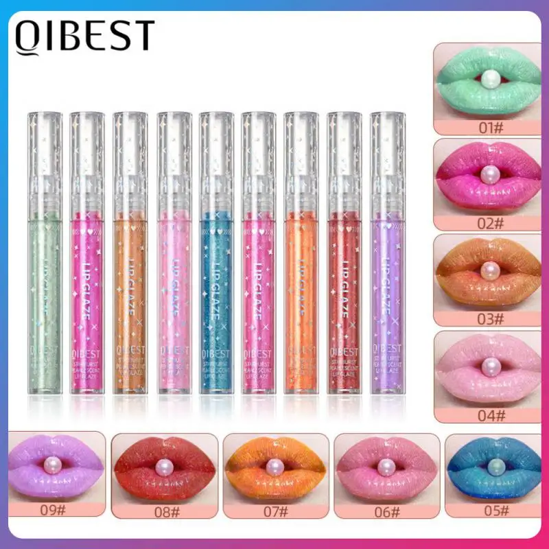 

Moisturizing Glitter Polarized Lip Gloss 9 Colors Shimmer Shiny Lipgloss Mermaid Lip Glaze Beauty Cosmetics Lips Makeup