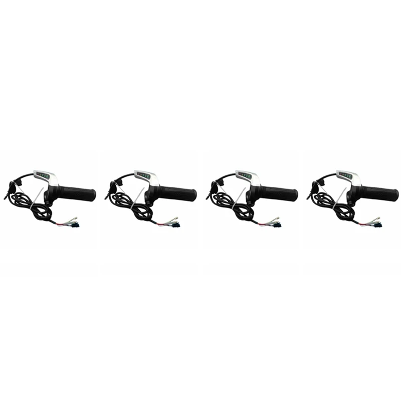 

Hot AD-4X Ebike Throttle 48V Electric Bicycle Throttle Handle Accelerator, Throttle Grip Electric Scooters With Lock