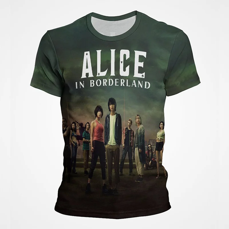 

Мужская футболка с круглым вырезом, коротким рукавом и 3D-принтом