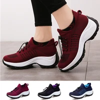 walking shoes women sneakers fashion air cushion shake shoes sports breathable thick bottom casual shoes