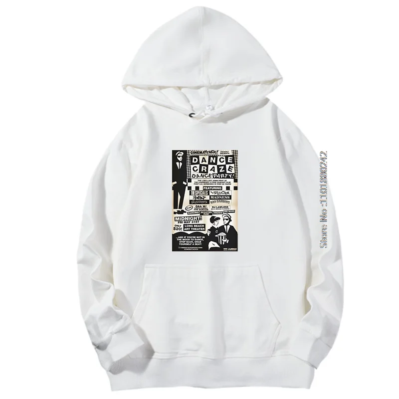 2-цветный Ska весна-осень новые толстовки и свитшоты The Specials Dance Craze Madness 2-цветные