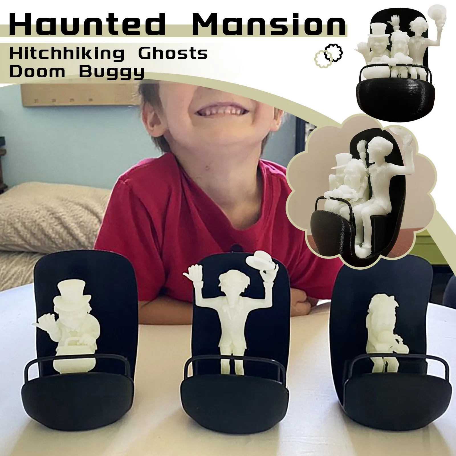 13x10 см украшение для дома с привидениями призраками и семейное реквизит