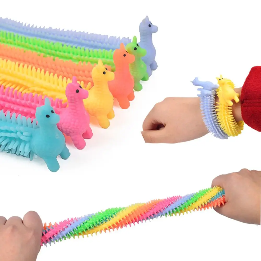 

Macaron Toy Creativity Unicorn Pull rope Stress reliever Noodle rope Vent