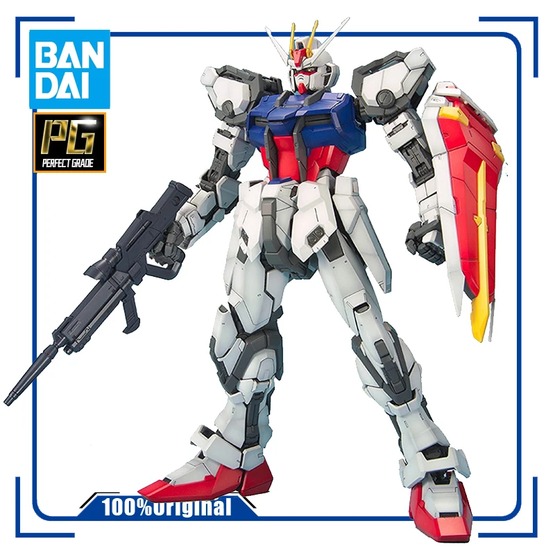 

BANDAI PG 1/60 GAT-X105 STRIKE GUNDAM O.M.N.I.ENFORCER MOBILE SUIT Assembly Model Action Toy Figures Anime Gift