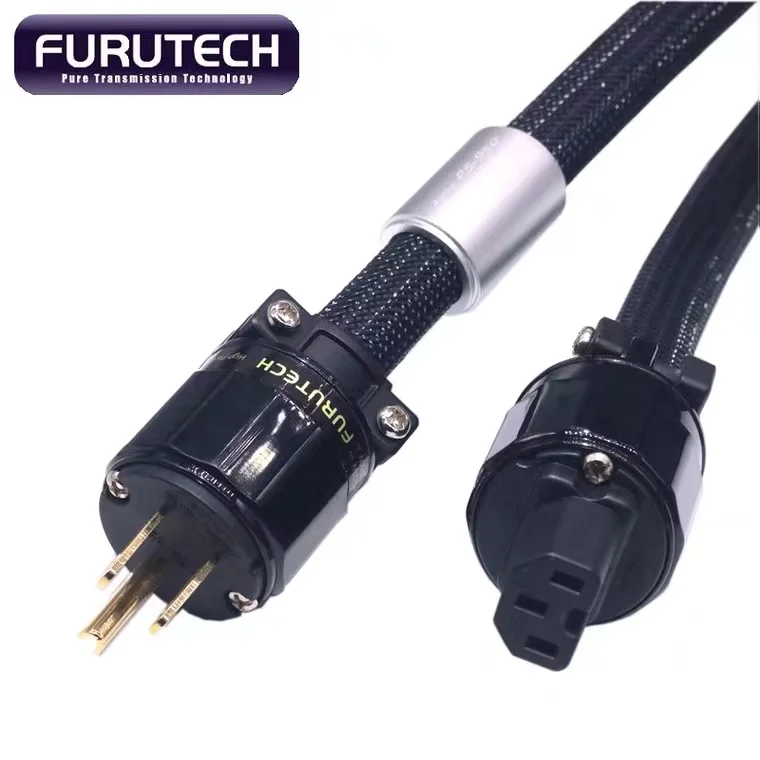 

Fever audio amplifier single crystal copper cable HIFI tube machine American standard national standard plug power cord