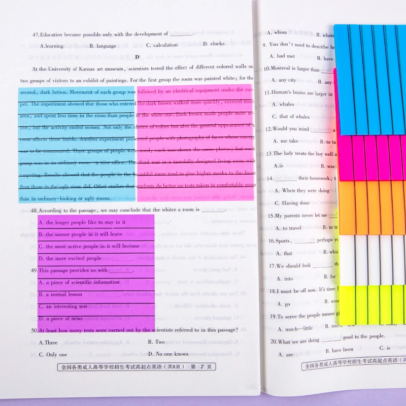 

Waterproof PET Transparent Sticky Notes Memo Pad 50 Sheets Stickers Notes Memo for Student Office Stationery