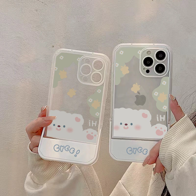 

Яркий цветочный Медвежонок для iphone13Phone Case12proApple11Summer, новинка, яркий защитный рукав, Лидер продаж