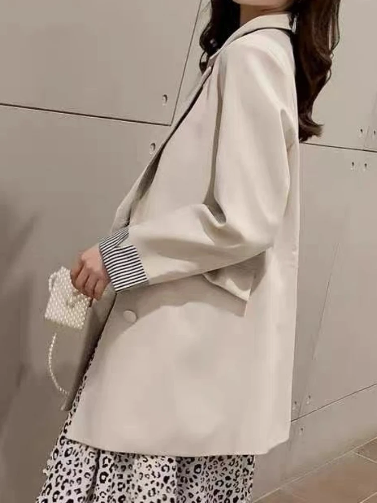 Black Suit Coat Women's 2023 Spring Autumn Edition Korean Versatile British Style Design Sense Slim Women's Suit Women Clothing