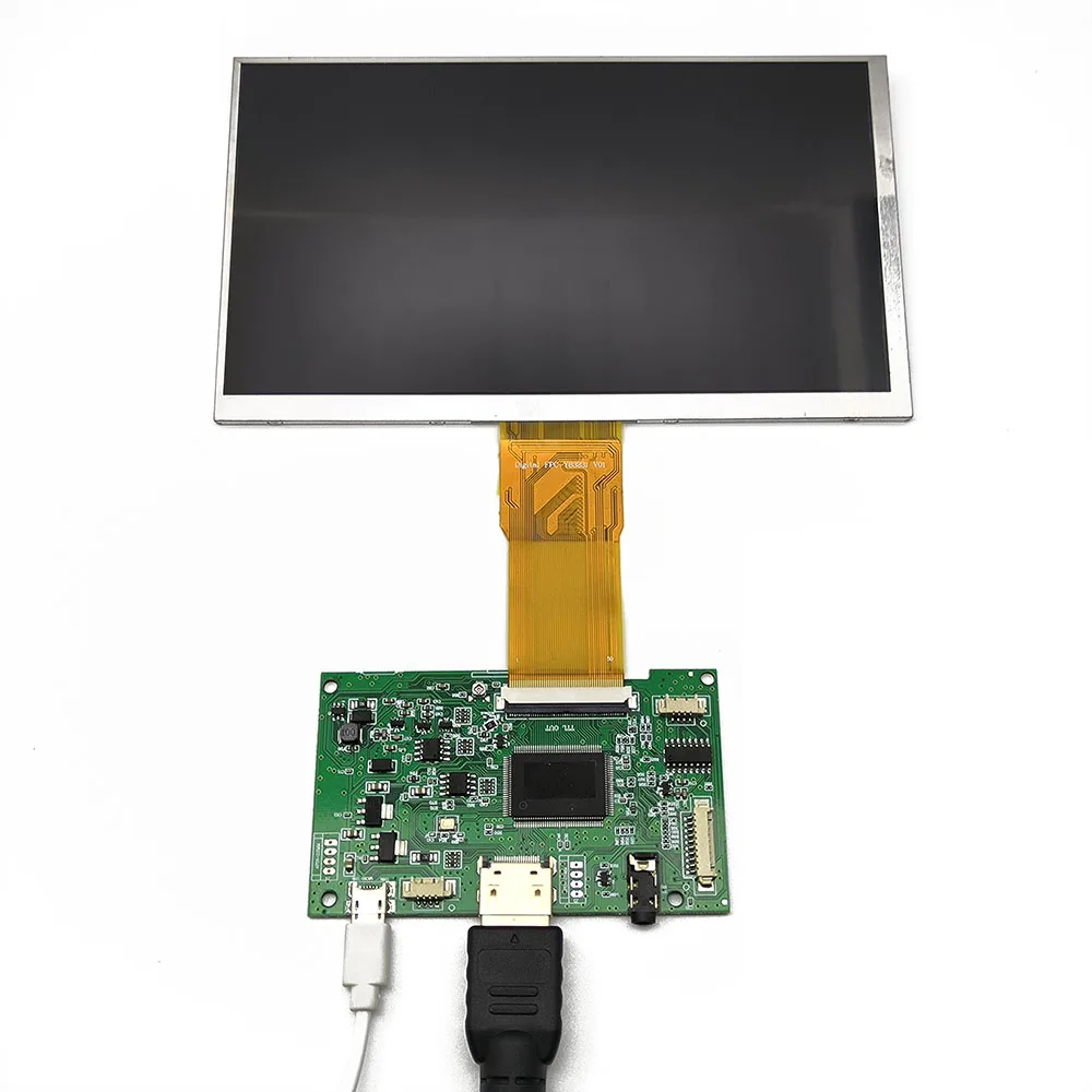 

Мини-монитор для компьютера, контроль скорости, температуры шасси, AIDA64, аксессуары «сделай сам» 7 дюймов 1024x600