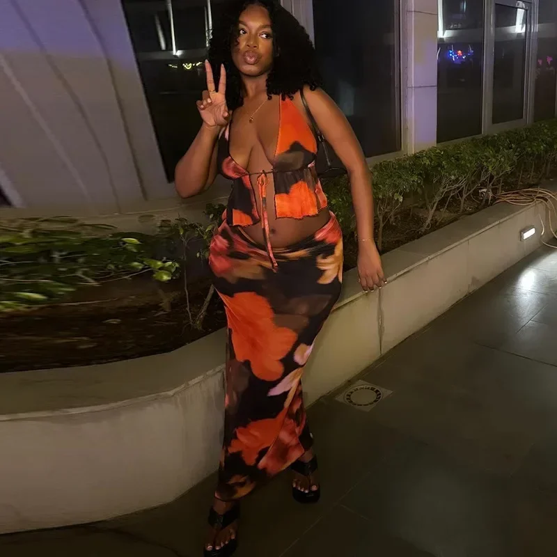 Соблазнительный комплект Ueteey из двух предметов с юбкой Женский без рукавов жилет