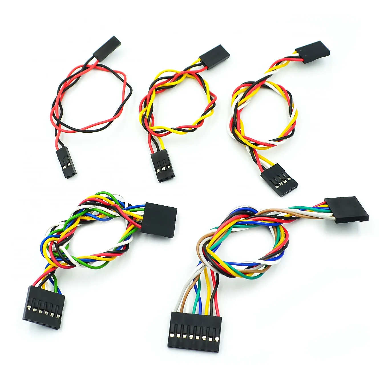 Новинка! 10 шт./лот 2/3/4/6/8 PIN 20 см Джампер провод/кабель dupont макетная плата +