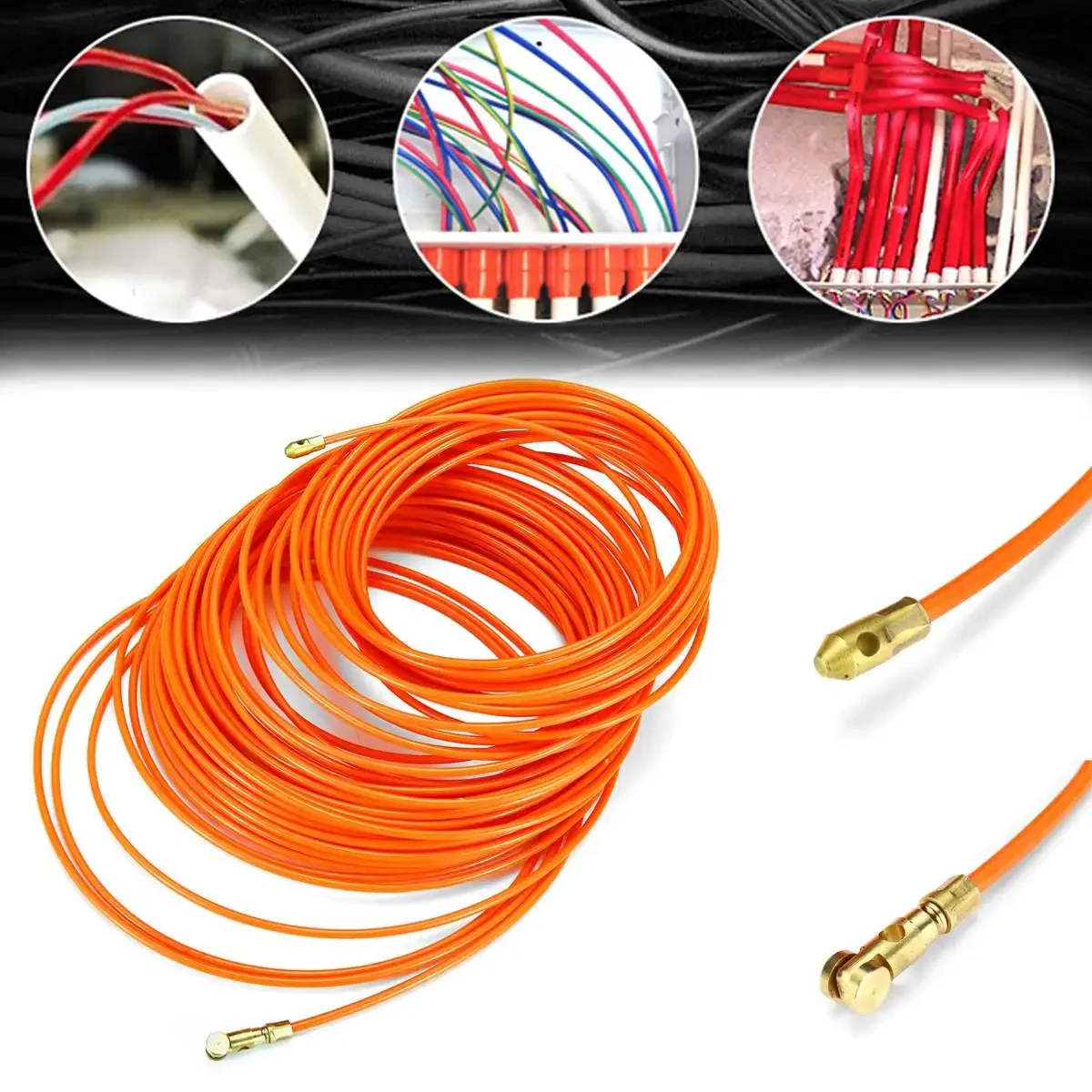 Электрическое направляющее устройство из прочного стекловолокна Длина 5/10/15/20/25/30