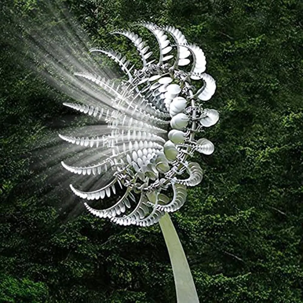 

New Unique Magical Metal Windmill Outdoor Wind Spinners Wind Collectors Courtyard Patio Lawn Garden Decoration Outdoor Indoor