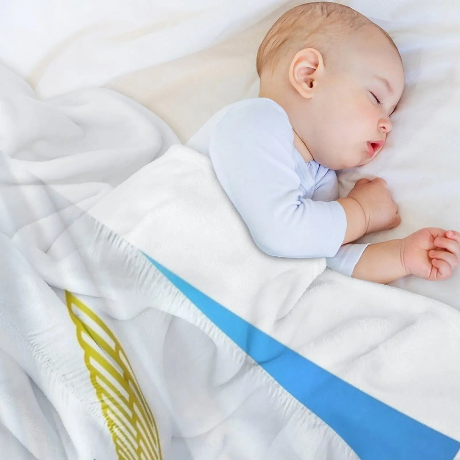 S.S. Lazio Плед Волосы Тяжелые милые клетчатые полярные одеяла