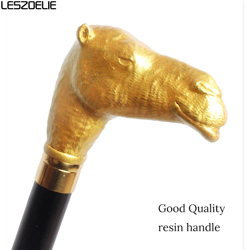 Для Саудовской Аравии Мужская Золотая походная трость с верблюжьей головой