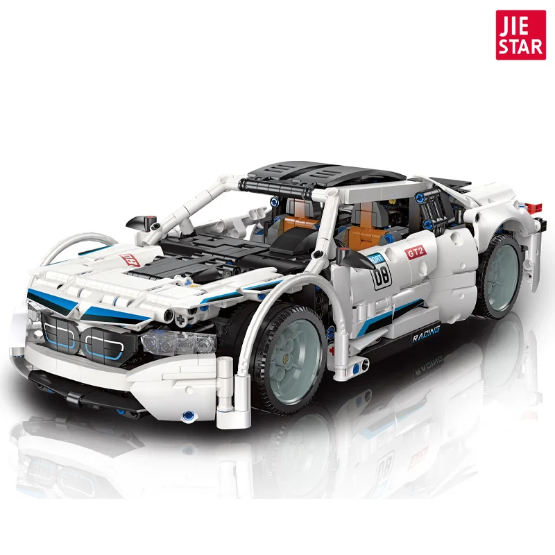 I8 GT2 гоночный супер спортивный автомобиль декоративный строительный блок 92016 1263