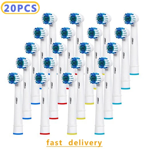20 шт., сменные головки для электрической зубной щетки Oral B Sensitive
