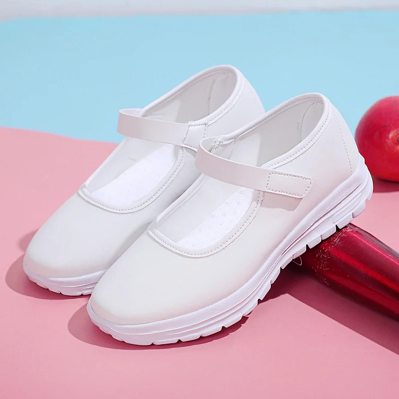 

2022 New Mary Jane Shoes for Women Fashion Concise Ladies Loafers Hook&loop Casual Shoes Comfortable Linghtweight Walking Shoes
