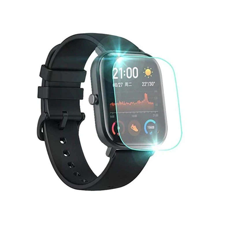 3 упаковки 9H Премиум Закаленное стекло для Huami Amazfit GTR 42/47 мм Защитная пленка экрана